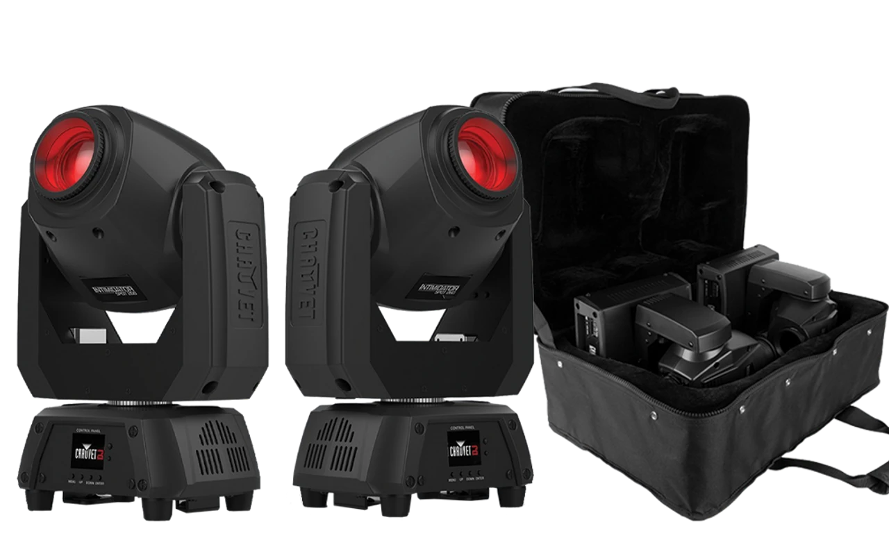 Chauvet DJ Intimidator Spot 260 moving heads with case